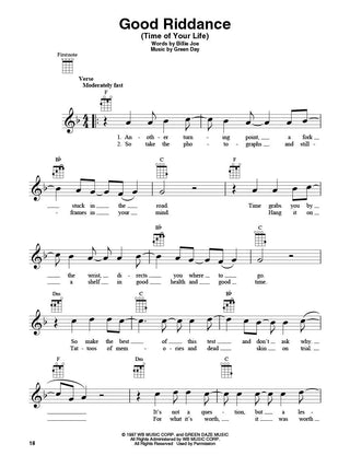 Recueil de chansons pour ukulélé FastTrack Niveau 1