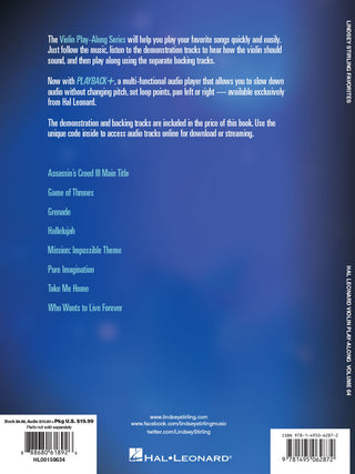 Favoris de Lindsey Stirling, Violon Play-Along Vol. 64
