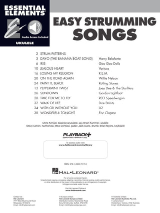 Chansons faciles à gratter (Ukulélé)