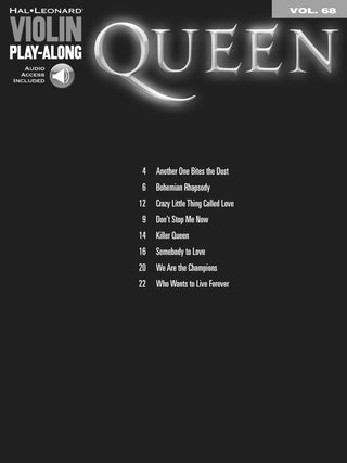 Queen, Violon Play-Along Vol. 68