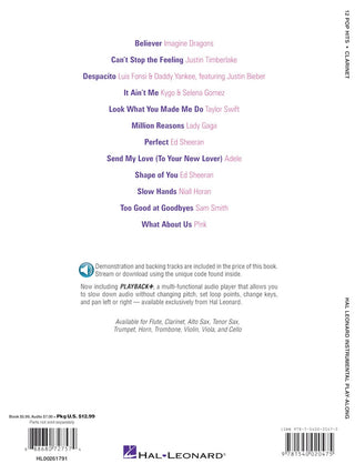 12 Pop Hits, Clarinette