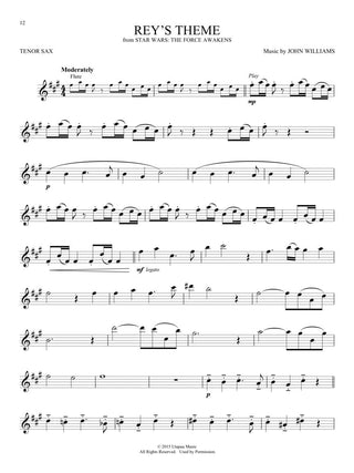 Musique de film et de télévision, Saxophone Ténor