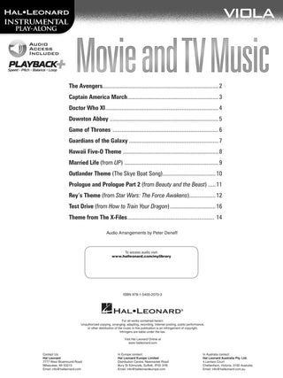 Musique de film et de télévision, Violon alto