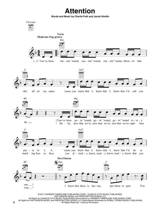 Palmarès des hits de 2017-2018 (Ukulélé)