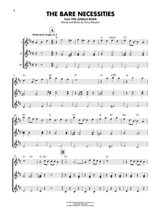 Ensemble de Ukulélés, intermédiaire, FAVORIS DE DISNEY