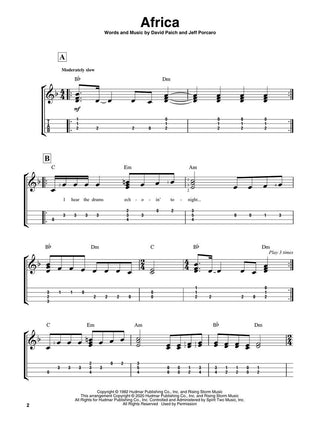 Recueil de Chansons Solo d'Accords de Ukulélé Faciles (20 Favoris Pop de tous les Temps Arrangés pour Ukulélé Solo)