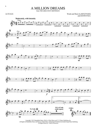 Chansons de A Star Is Born, La La Land, The Greatest Showman, and More Movie Musicals, Sax Alto