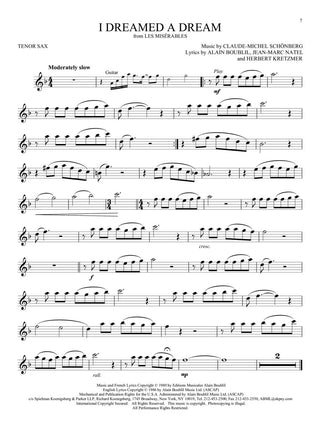 Chansons de A Star Is Born, La La Land, The Greatest Showman, and More Movie Musicals, Sax Ténor