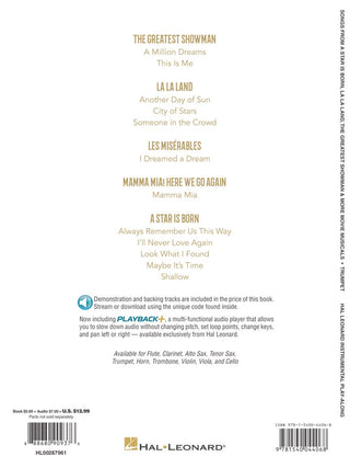 Chansons de A Star Is Born, La La Land, The Greatest Showman, and More Movie Musicals, Trompette