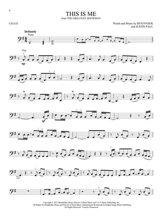 Chansons de A Star Is Born, La La Land, The Greatest Showman, and More Movie Musicals, Violoncelle