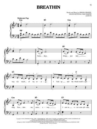 Les hits de 2018-2019 (Piano facile)