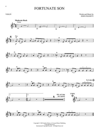 Rock Classique, Violon