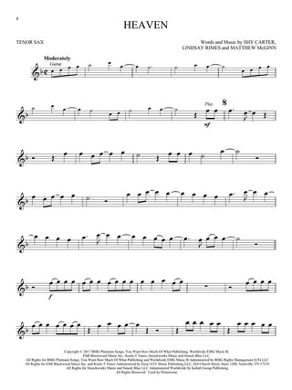 12 Hot Singles, Tenor Saxophone