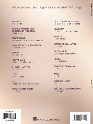 Top Hits de 2019 pour Ukulélé (20 Hot Singles)