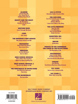 Disney Mega-Hit Movies (38 Contemporary Classics) - Piano