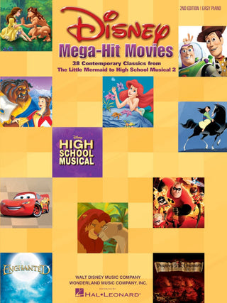 Disney Mega-Hit Movies (38 Contemporary Classics) - Piano