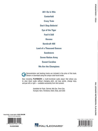 Stadium Rock, Violon alto