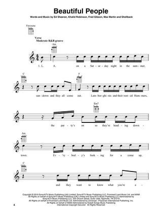 Les hits de 2019-2020 - Ukulélé