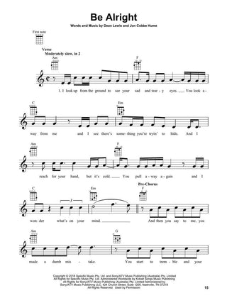 Ukulele Sheet Music 2010-2019 (60 Hits to Strum & Sing)
