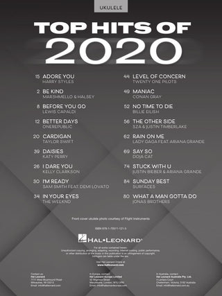 Top Hits de 2020 (18 des meilleures chansons)