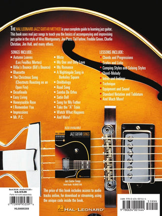 Méthode Hal Leonard Guitare - Guitare Jazz