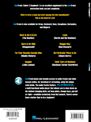 Recueil de Chansons FastTrack pour Guitare 1 - Niveau 2