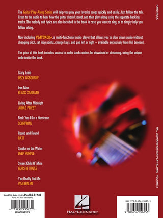 Hard Rock, Guitare Play-Along Vol. 3