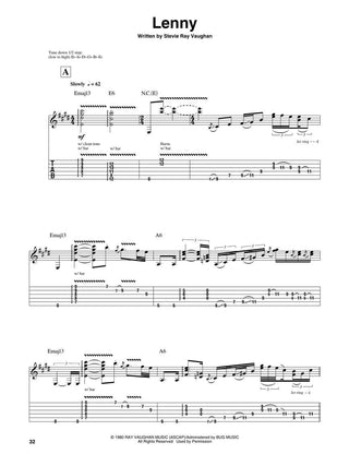 Stevie Ray Vaughan, Play-Along Guitare Vol. 49