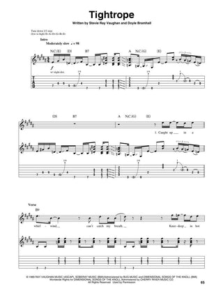 Stevie Ray Vaughan, Play-Along Guitare Vol. 49