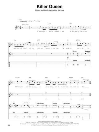 Queen, Guitare Play-Along Vol. 112