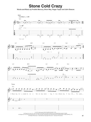 Queen, Guitare Play-Along Vol. 112