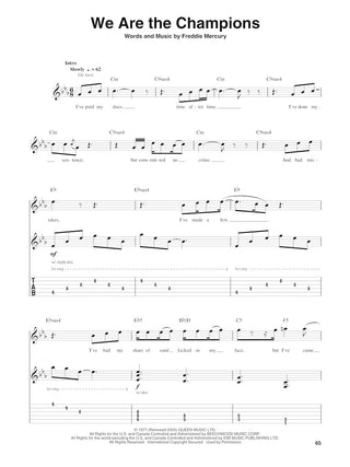 Queen, Guitare Play-Along Vol. 112