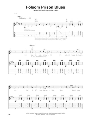 Johnny Cash, Guitare Play-Along Vol. 115