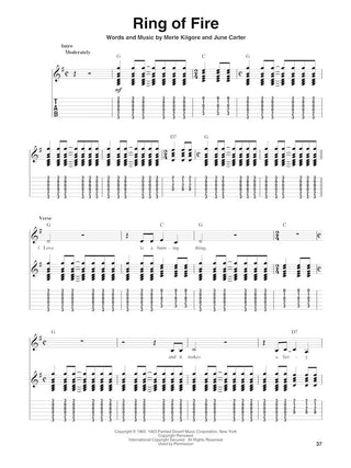 Johnny Cash, Guitare Play-Along Vol. 115