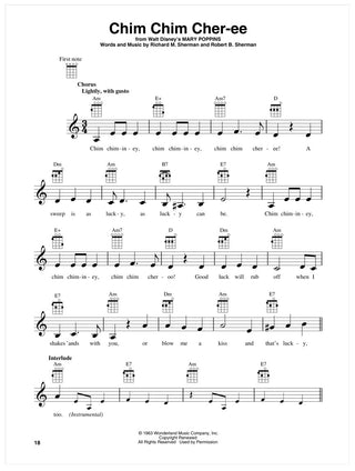 Disney Songs for Ukulele