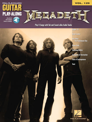 Megadeth, Guitare Play-Along Vol. 129