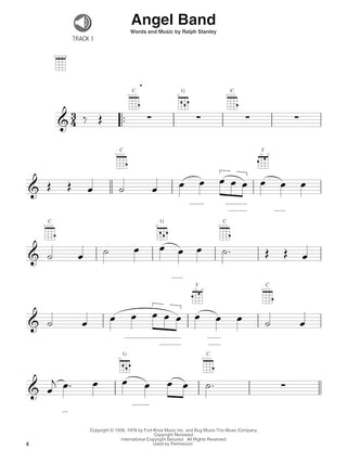 Bluegrass favoris, Ukulélé Play-Along Vol. 12