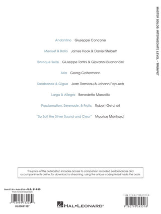 Master solos niveau intermédiaire, Trompette