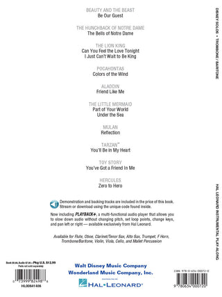 Solos Disney, Trombone / Euphonium (clef de fa)