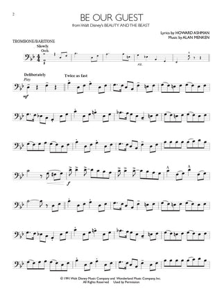 Solos Disney, Trombone / Euphonium (clef de fa)