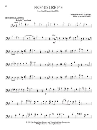 Solos Disney, Trombone / Euphonium (clef de fa)