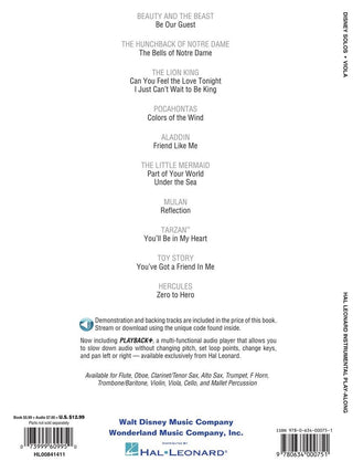 Solos Disney, Violon Alto