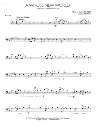 Disney Movie Hits, Cello