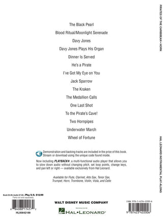 Pirates des Caraïbes, Cor français