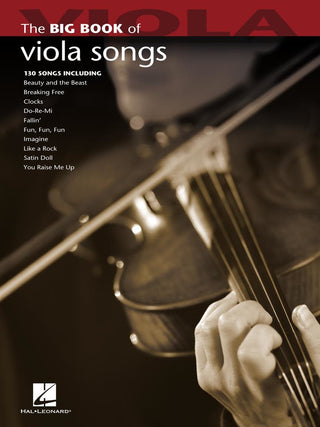 Grand livre de chansons pour violon alto