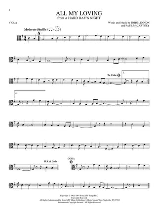 Grand livre de chansons pour violon alto