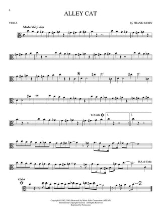 Grand livre de chansons pour violon alto