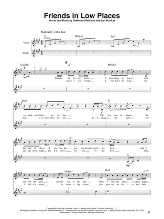 Country Hits, Violin Play-Along Vol. 9