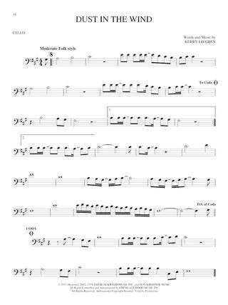 Chansons Essentielles pour Violoncelle