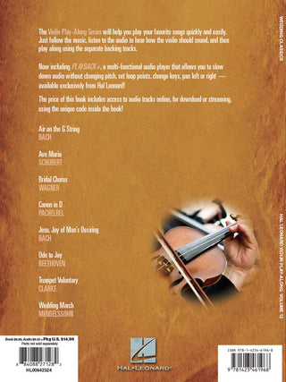 Classiques de mariages, Violon Play-Along Vol. 12
